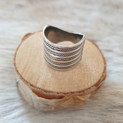 Ring Striped Silver