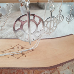 Pendant The Moon Silver Large