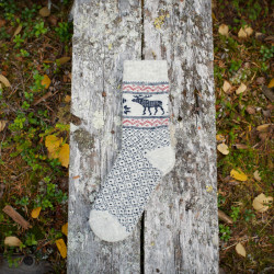 Wool Socks Moose