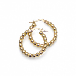 Hoops Gold plated small