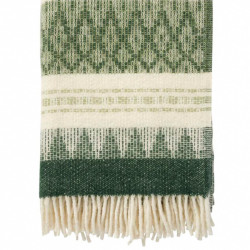 Wool Blanket Freja Green