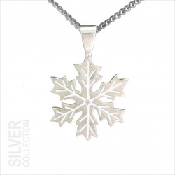 Pendant Snowflake Large Silver By Jokkmokks Tenn 