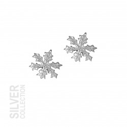 Earrings Snowflake Small Silver By Jokkmokks Tenn 