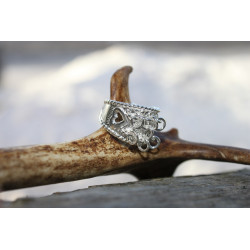 Silver Ring Dekorationsringar Hjärtan